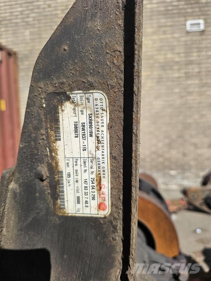 SAF SKRB9019W/ TRAILER AXLE 9 TON / DISC. 轴