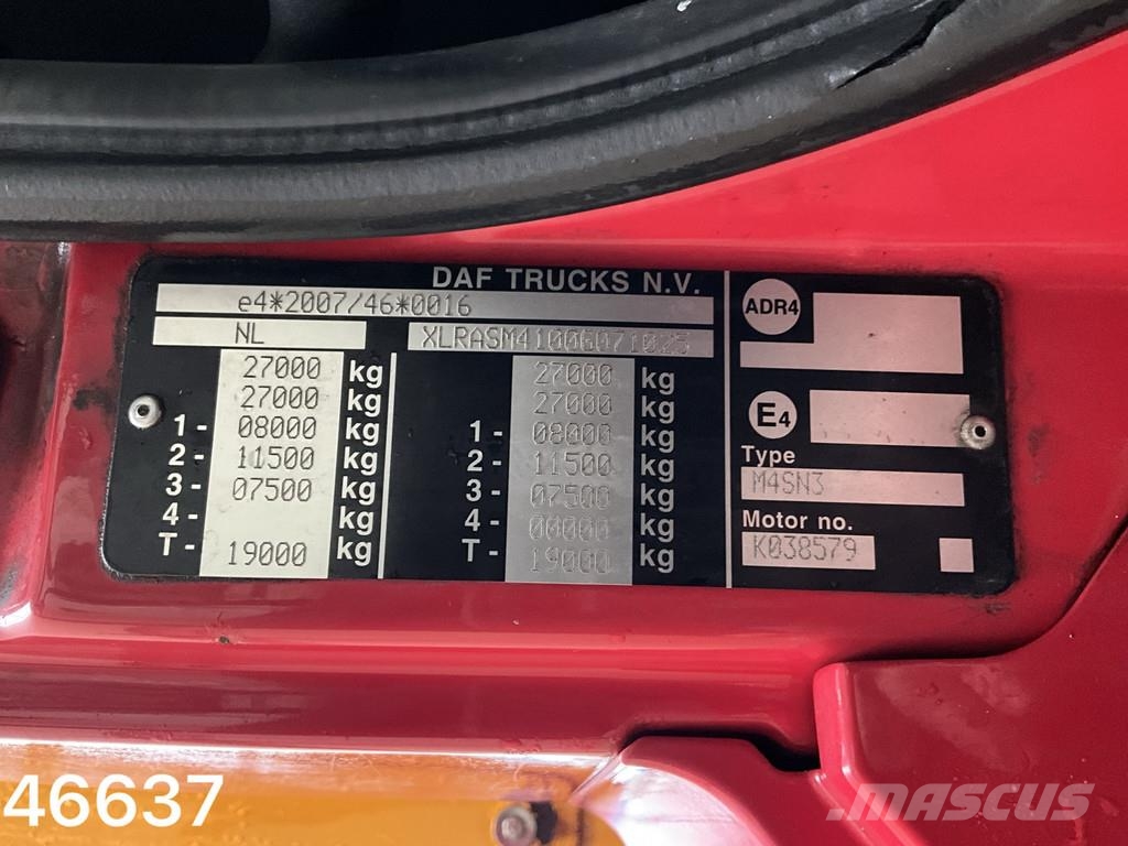 DAF FAN CF 290 Euro 6 Geesink 22m² Renovasjonsbil