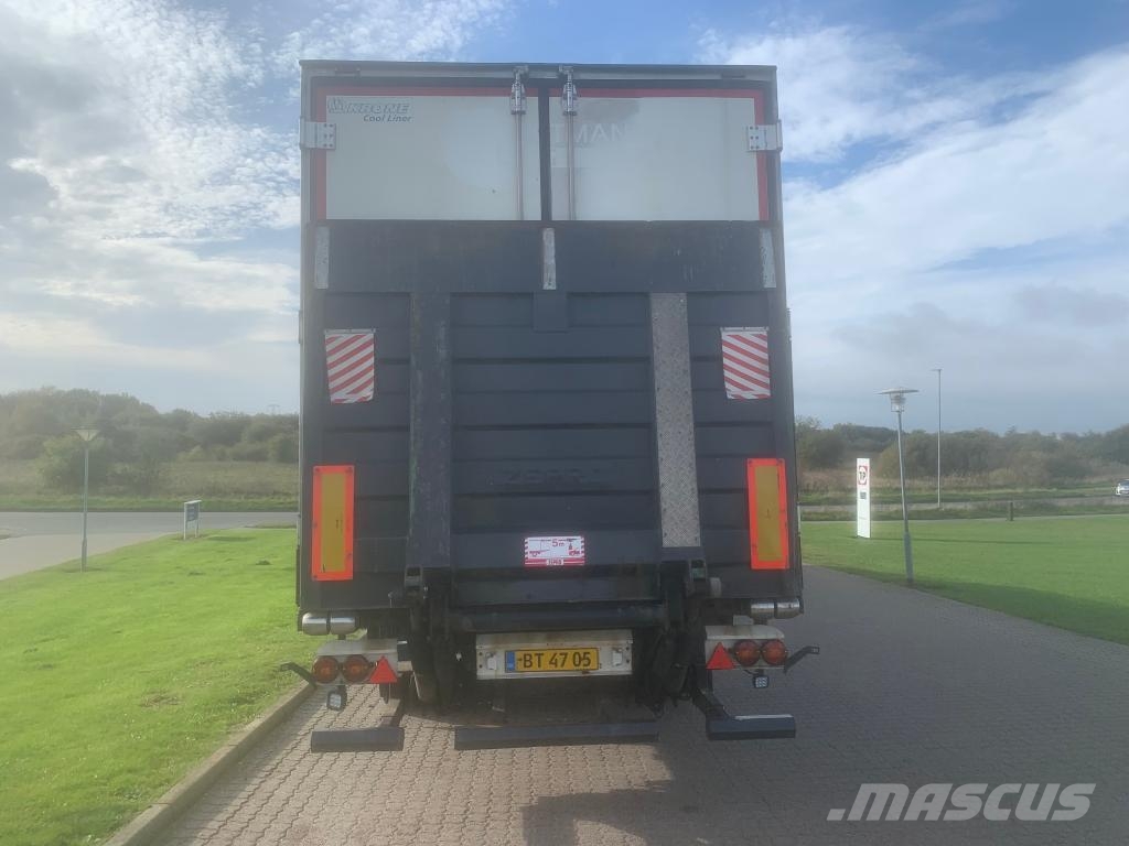 Krone Trailer Reefer Double Stock Straight نصف مقطورات بدرجة حرارة قابلة للضبط