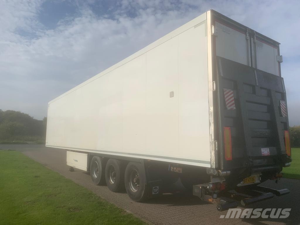 Krone Trailer Reefer Double Stock Straight نصف مقطورات بدرجة حرارة قابلة للضبط