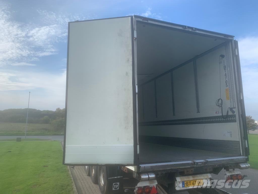 Krone Trailer Reefer Double Stock Straight نصف مقطورات بدرجة حرارة قابلة للضبط