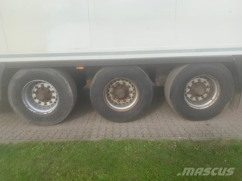 Krone Trailer Reefer Double Stock Straight نصف مقطورات بدرجة حرارة قابلة للضبط
