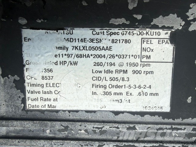 Komatsu PC 350 LC-8 PARTS ONLY !!!! Εκσκαφείς με ερπύστριες