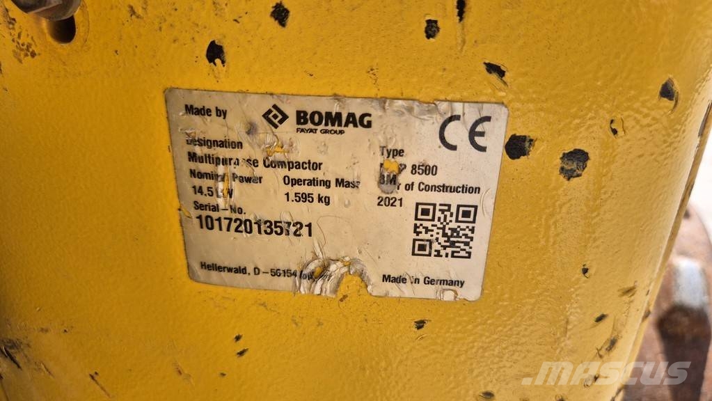 Bomag BMP8500 - YEAR 2021 - 330 WORKING HOURS مداحل ثنائية الاسطوانة