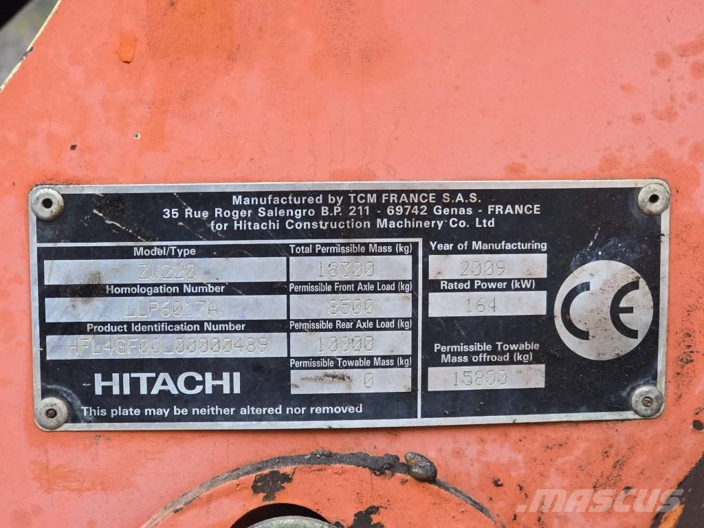Hitachi ZW 220 Radlader