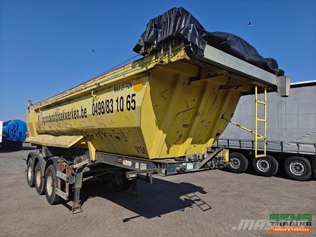 DMC OL 38 T - C 3-Axle BPW - Meiller Steel Tipper - St Tipper semi-trailers
