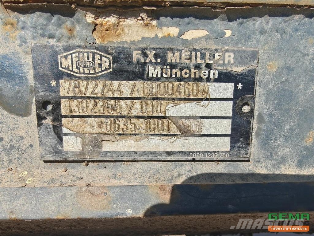 DMC OL 38 T - C 3-Axle BPW - Meiller Steel Tipper - St Tipper semi-trailers