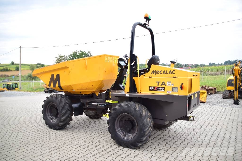 Mecalac TA 6 S Terex Ta6S JCB 6 ton swivel dumper عربات نقل قلابة للمواقع