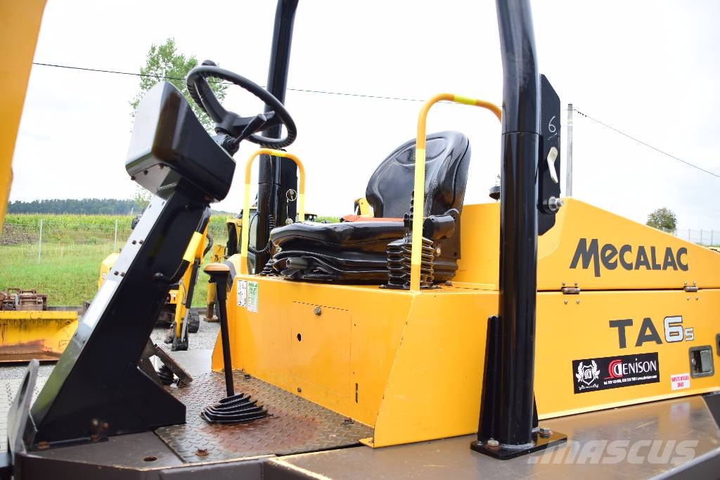 Mecalac TA 6 S Terex Ta6S JCB 6 ton swivel dumper عربات نقل قلابة للمواقع