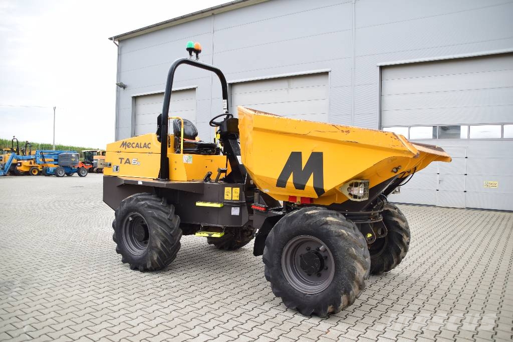 Mecalac TA 6 S Terex Ta6S JCB 6 ton swivel dumper عربات نقل قلابة للمواقع