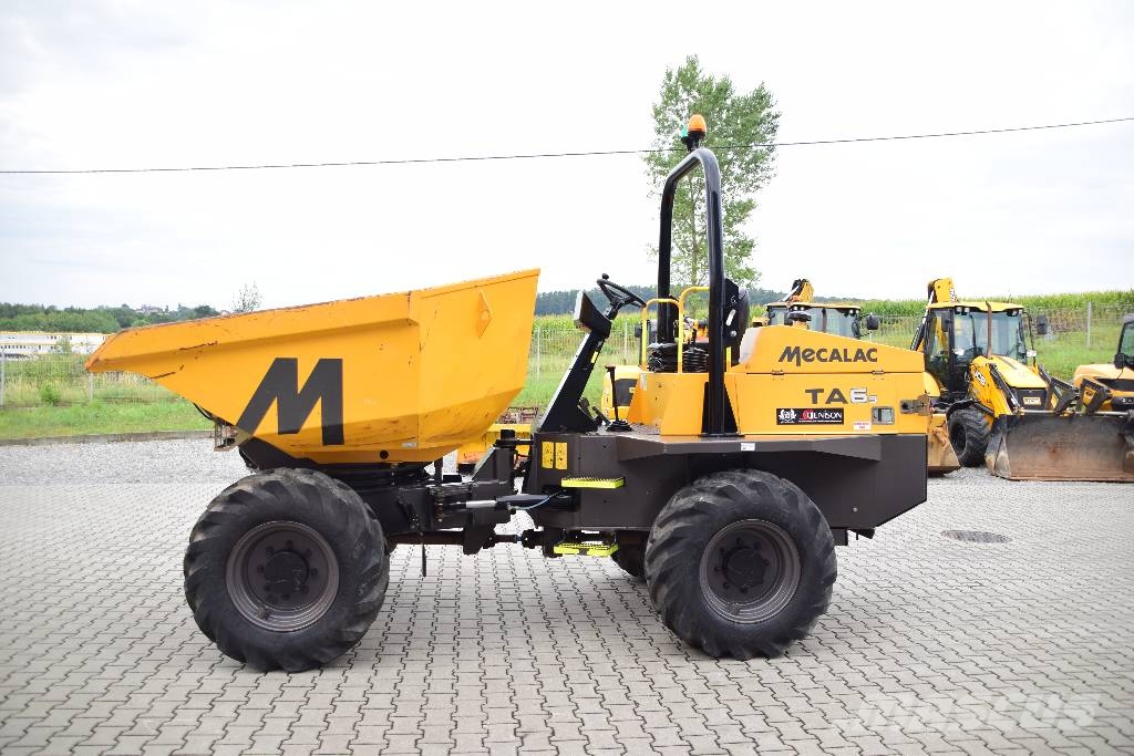 Mecalac TA 6 S Terex Ta6S JCB 6 ton swivel dumper عربات نقل قلابة للمواقع