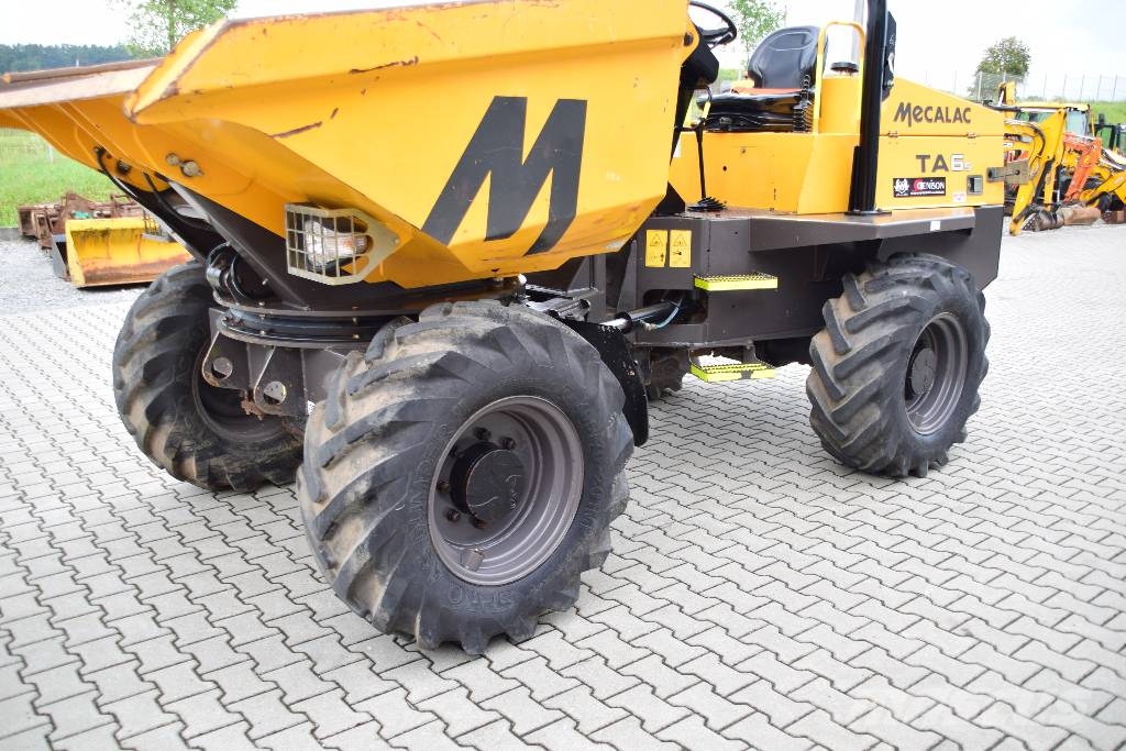 Mecalac TA 6 S Terex Ta6S JCB 6 ton swivel dumper عربات نقل قلابة للمواقع