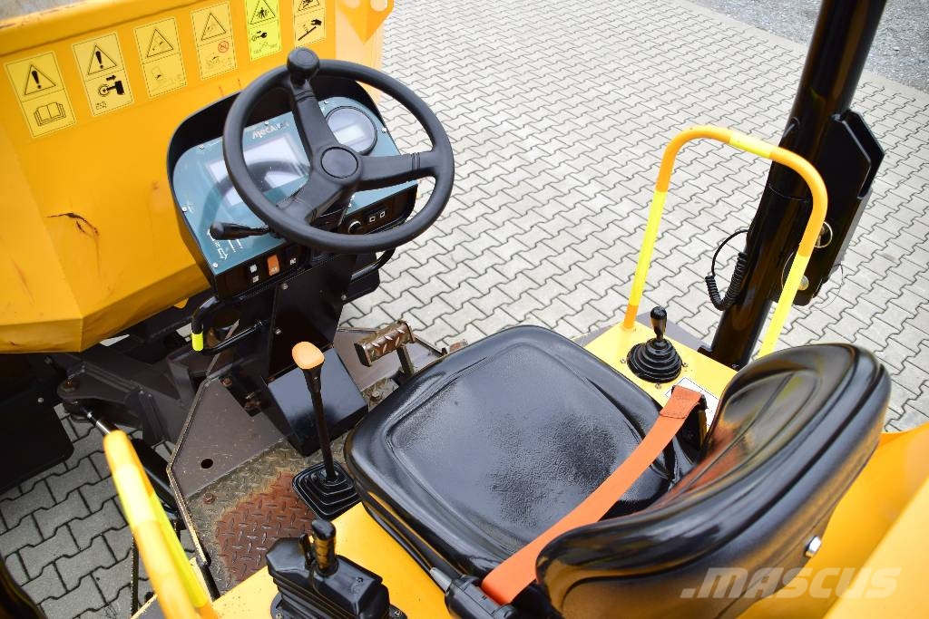 Mecalac TA 6 S Terex Ta6S JCB 6 ton swivel dumper عربات نقل قلابة للمواقع