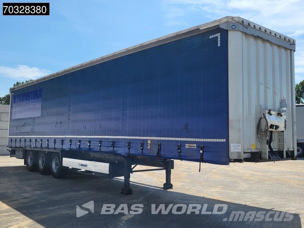 Krone SD 3 axles Anti Vandalism Sliding Roof Perdeli yari çekiciler