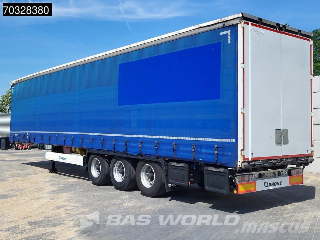 Krone SD 3 axles Anti Vandalism Sliding Roof Perdeli yari çekiciler