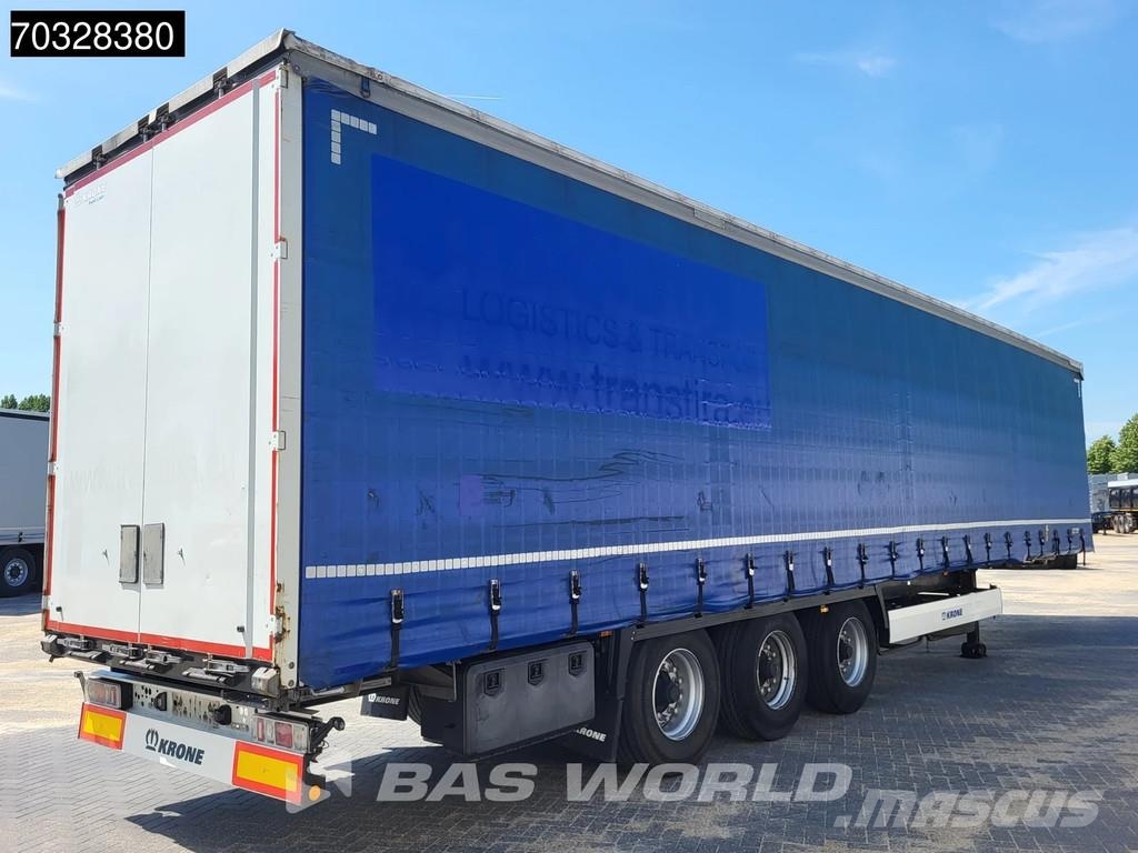 Krone SD 3 axles Anti Vandalism Sliding Roof Perdeli yari çekiciler