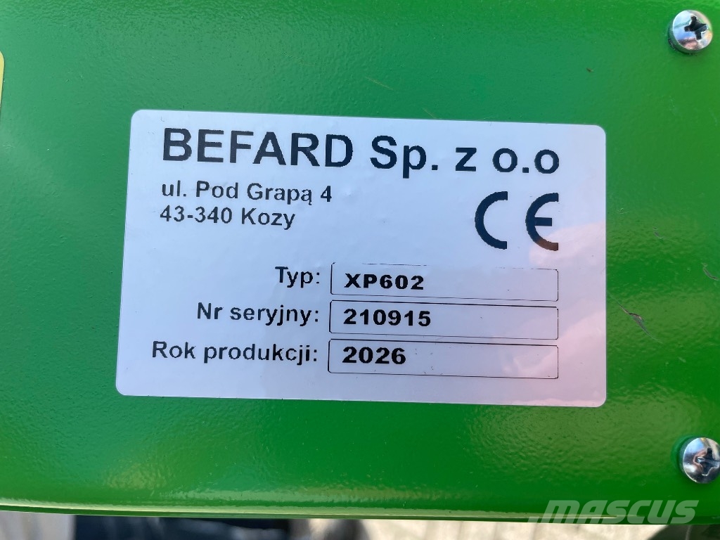 Befard XP 602 vacuumheffer Grijpers