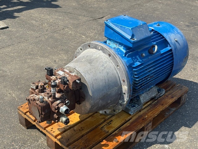 Rexroth Bosch 55 KW ELECTRIC MOTOR+ HYDRAULIC PUMP Hidráulicos