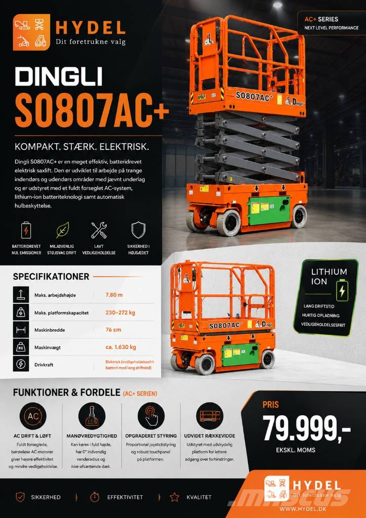 Dingli S0807AC+ Scissor lifts