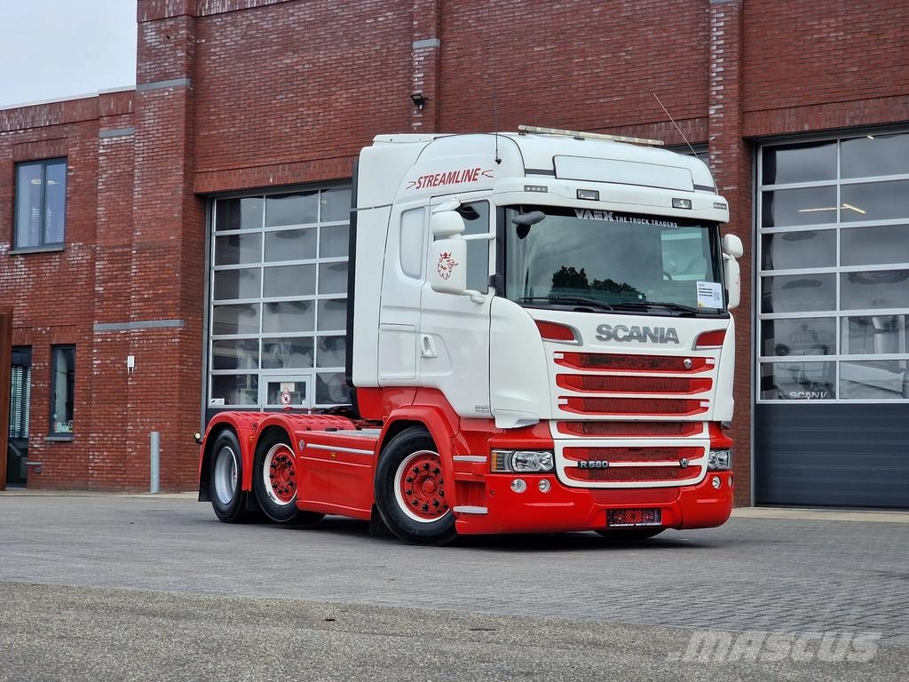 Scania R580 V8 Highline 6x2/4 - PTO/Hydraulic - Full air Çekiciler