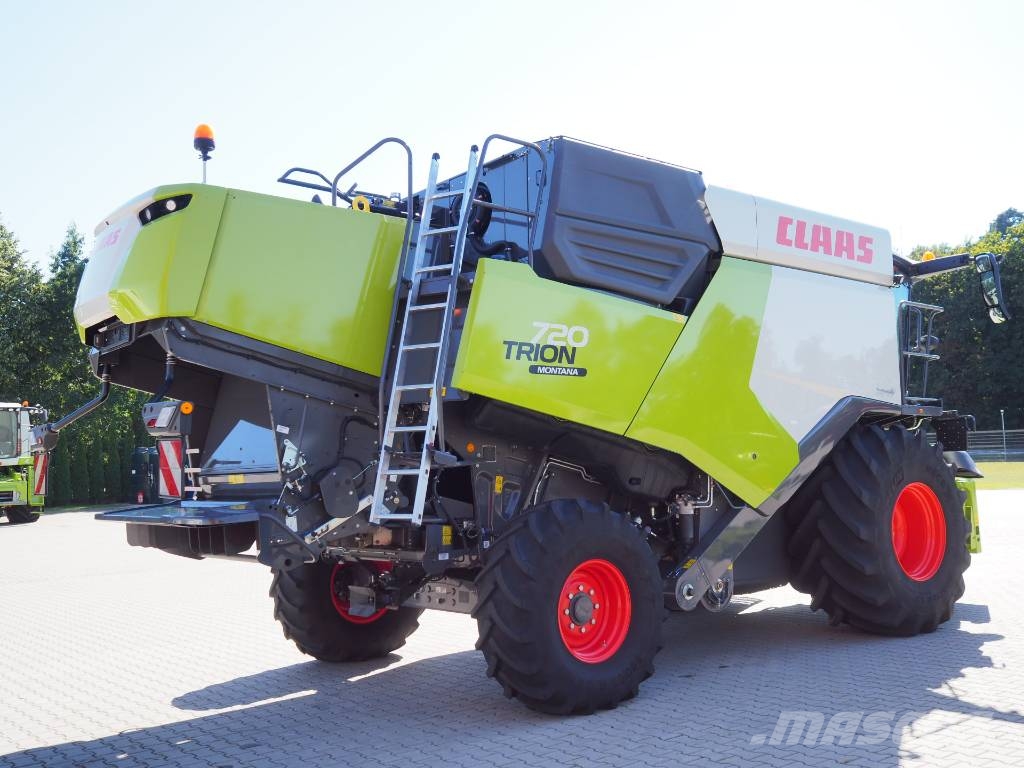 CLAAS Trion 720 MONTANA + V680 Kombajni