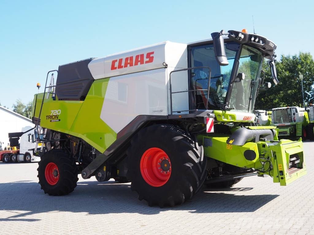 CLAAS Trion 720 MONTANA + V680 Kombajni