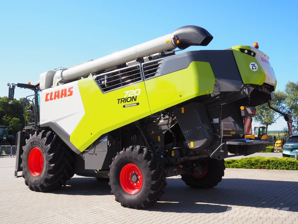 CLAAS Trion 720 MONTANA + V680 Kombajni