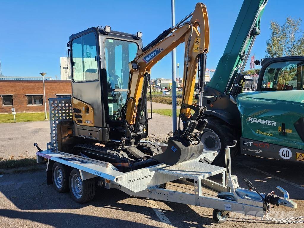 Sany Lagerkampanj 1.8 T Med Släp i Lager Minibagger < 7t