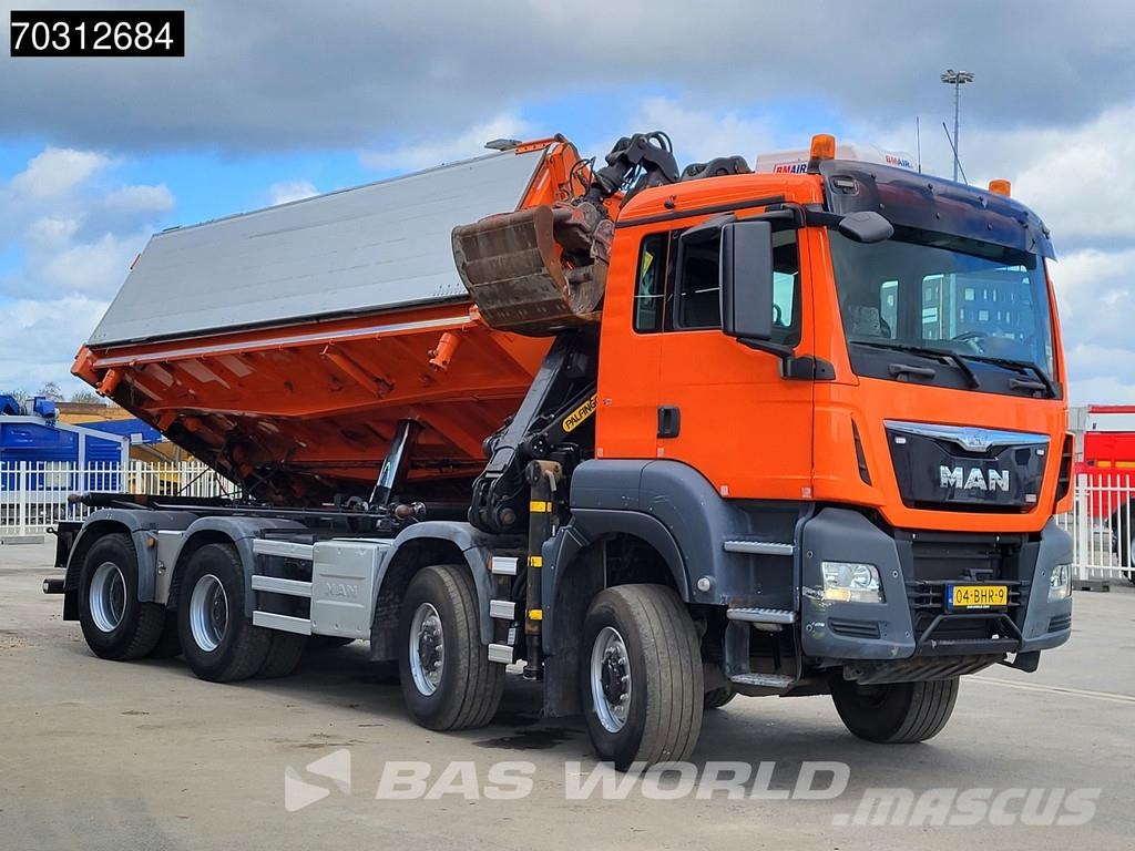 MAN TGS 41.440 TGS 8X8 Palfinger Q170Z Crane 8x8 Wide- Pašizgāzējs
