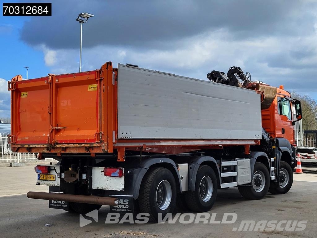MAN TGS 41.440 TGS 8X8 Palfinger Q170Z Crane 8x8 Wide- Pašizgāzējs
