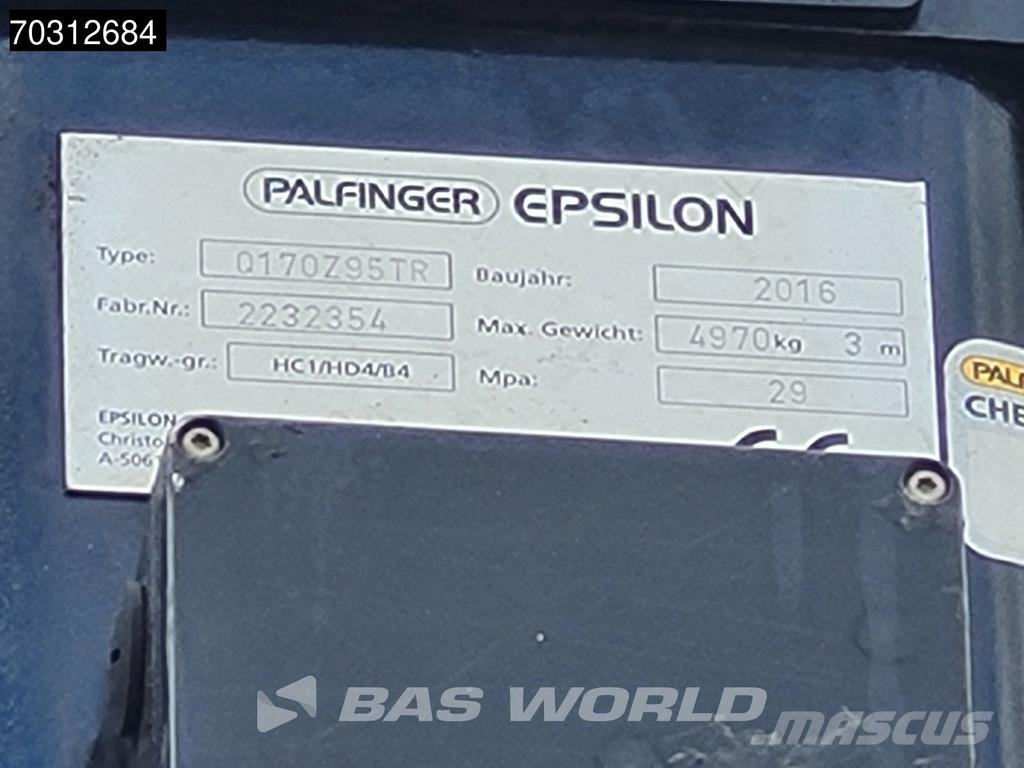 MAN TGS 41.440 TGS 8X8 Palfinger Q170Z Crane 8x8 Wide- Pašizgāzējs