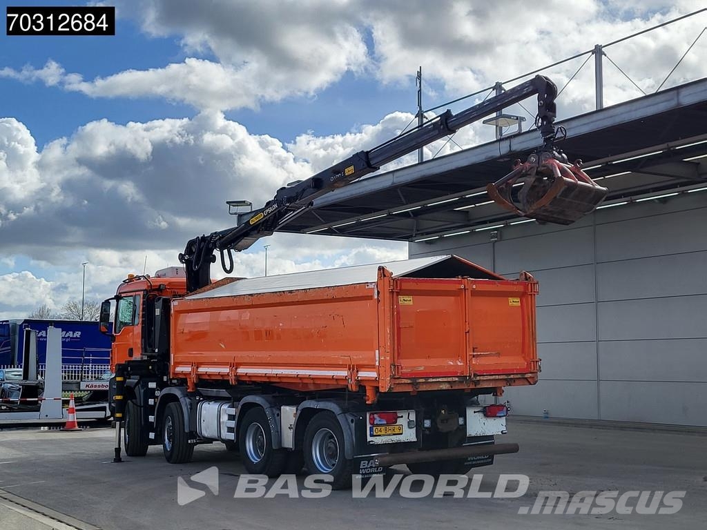 MAN TGS 41.440 TGS 8X8 Palfinger Q170Z Crane 8x8 Wide- Pašizgāzējs