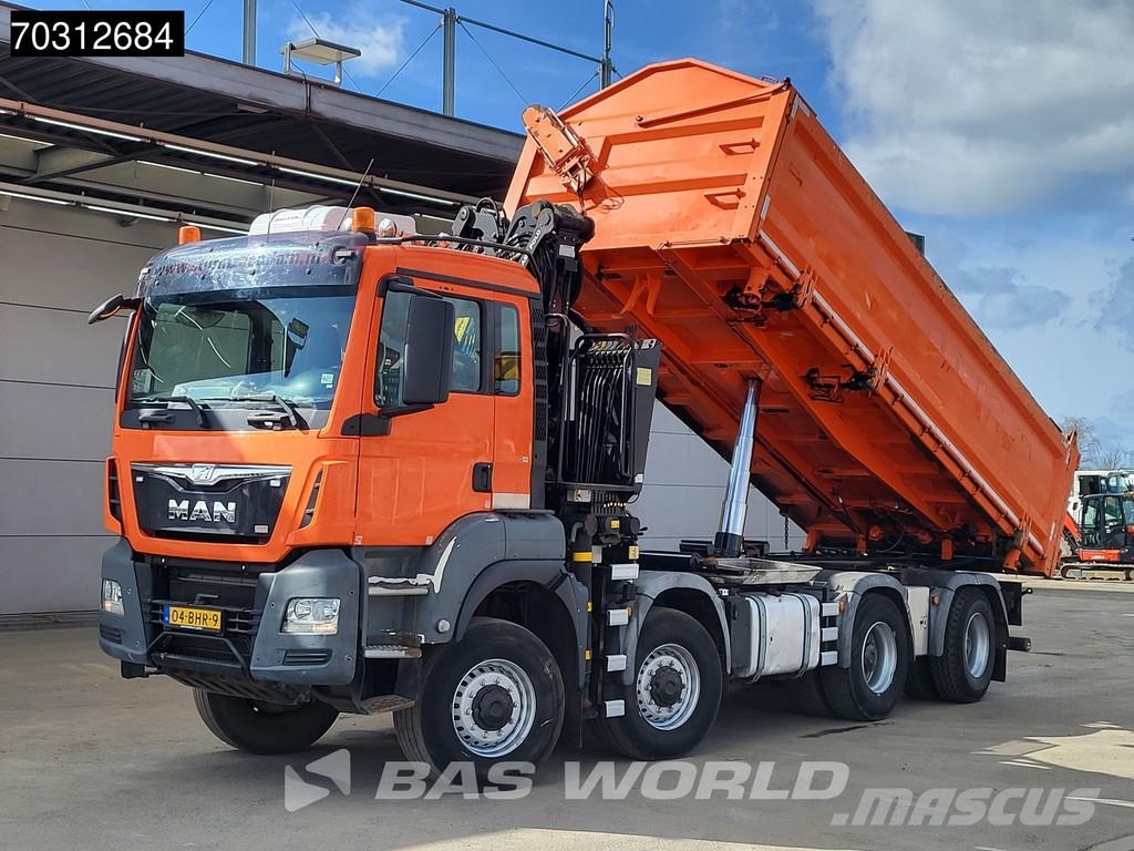 MAN TGS 41.440 TGS 8X8 Palfinger Q170Z Crane 8x8 Wide- Pašizgāzējs