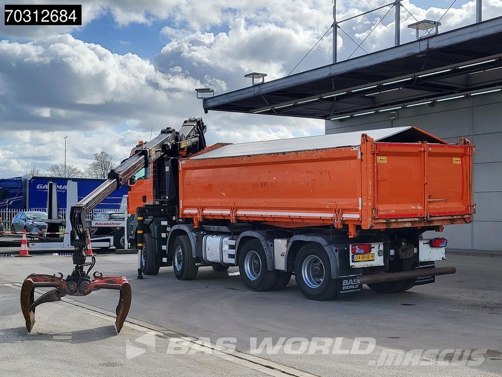 MAN TGS 41.440 TGS 8X8 Palfinger Q170Z Crane 8x8 Wide- Pašizgāzējs