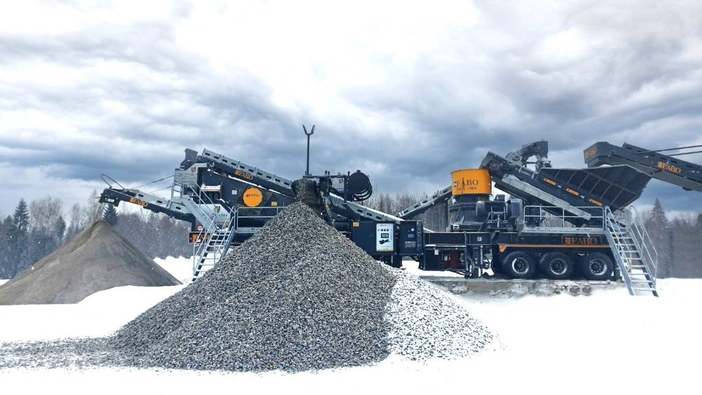 Fabo MCK-115 Hartgestein-Brech- und Siebanlage Mobile crushers