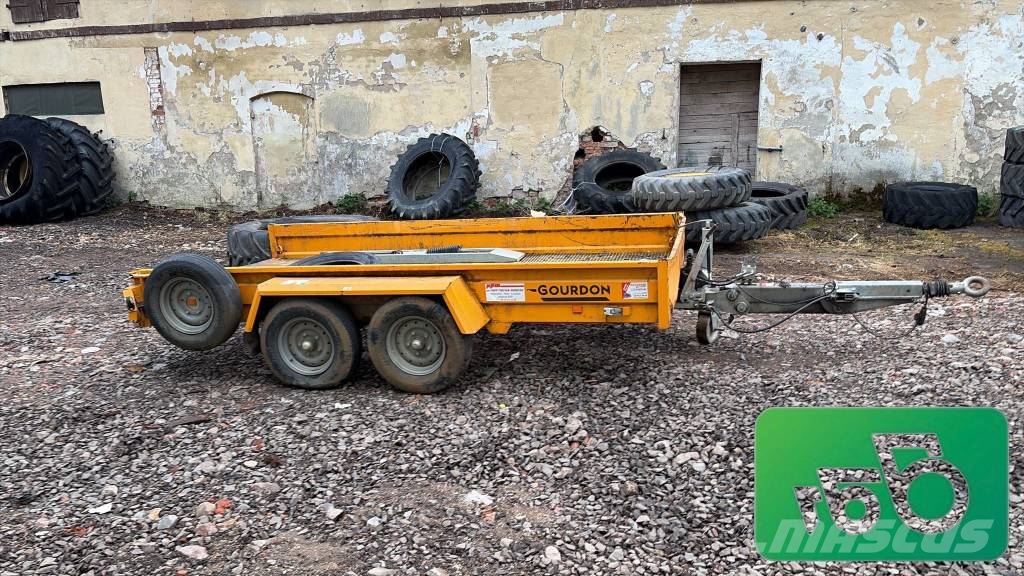 Gourdon VPR 350 Trailer for transporting construction equi Autovežių puspriekabės