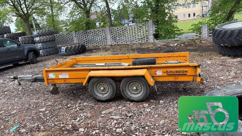Gourdon VPR 350 Trailer for transporting construction equi Autovežių puspriekabės