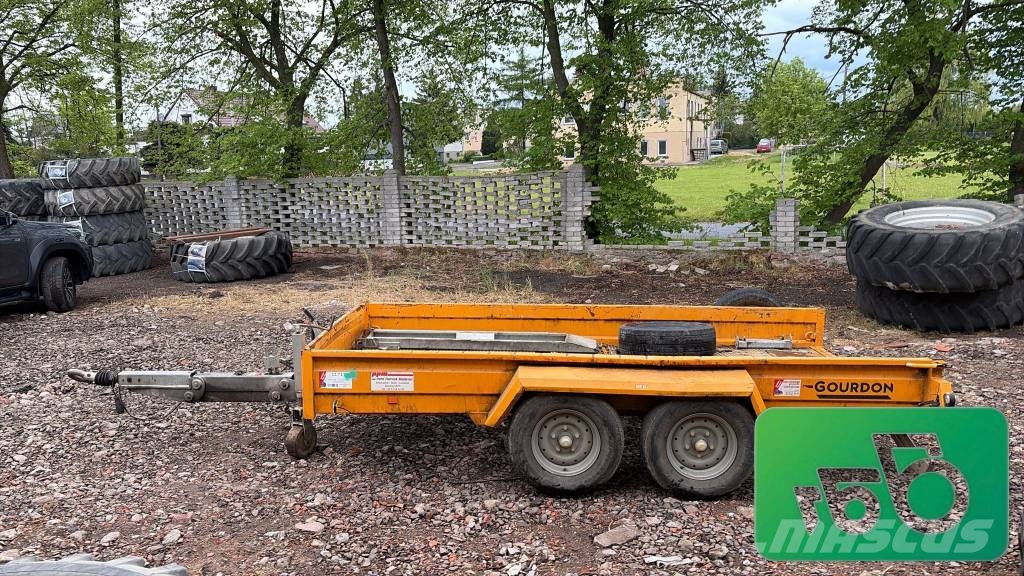 Gourdon VPR 350 Trailer for transporting construction equi Autovežių puspriekabės