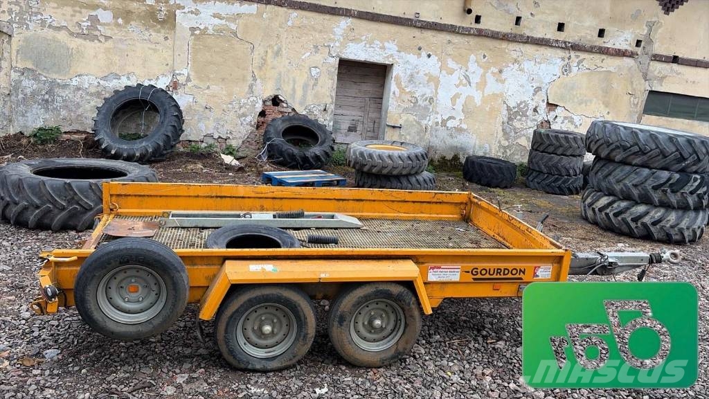 Gourdon VPR 350 Trailer for transporting construction equi Autovežių puspriekabės
