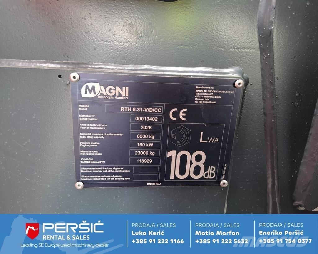 Magni RTH 6.31 Τηλεσκοπικοί ανυψωτές