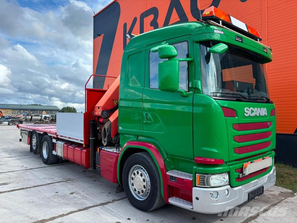 Scania G 450 6x2*4 PK 22002 / PLATFORM L=7200 mm / 2550 m شاحنات الرافعات