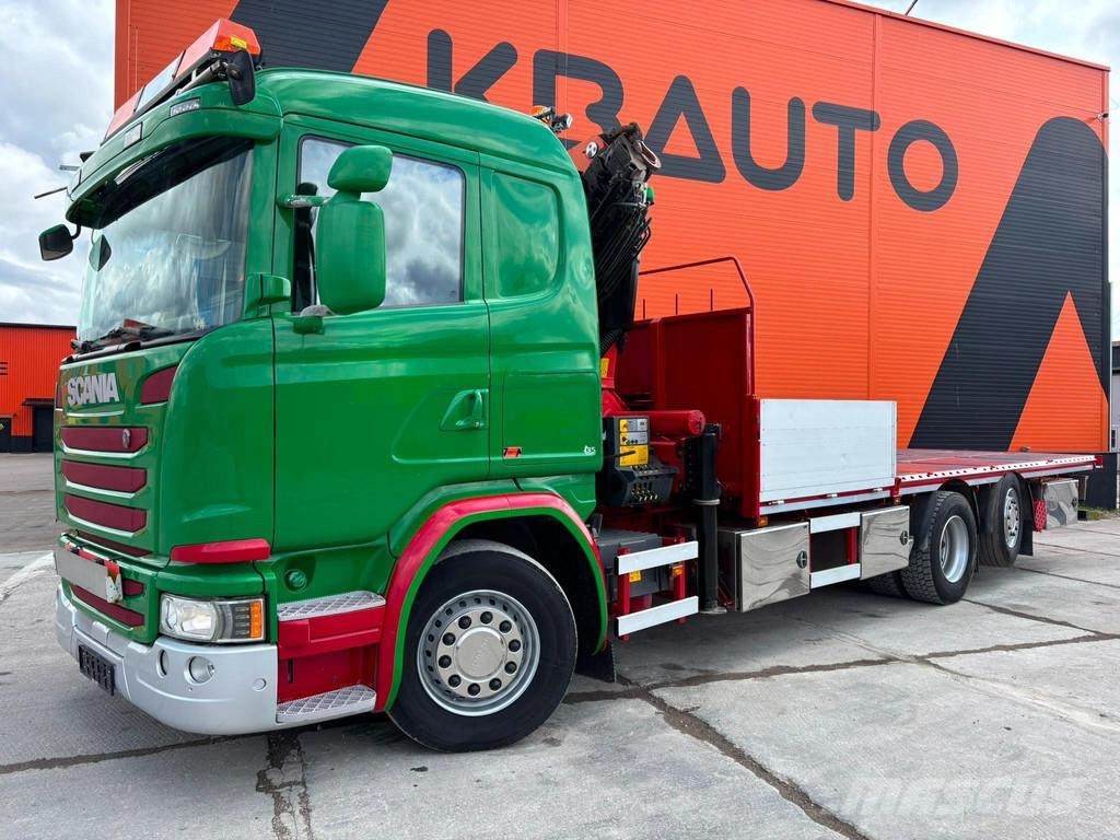 Scania G 450 6x2*4 PK 22002 / PLATFORM L=7200 mm / 2550 m شاحنات الرافعات