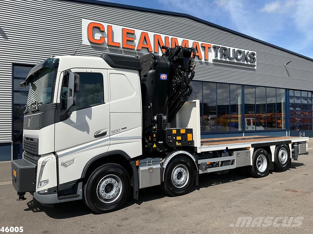 Volvo FH 500 Euro 6 8x2 HMF 95 Tonmeter laadkraan + Fly- Kranen voor alle terreinen
