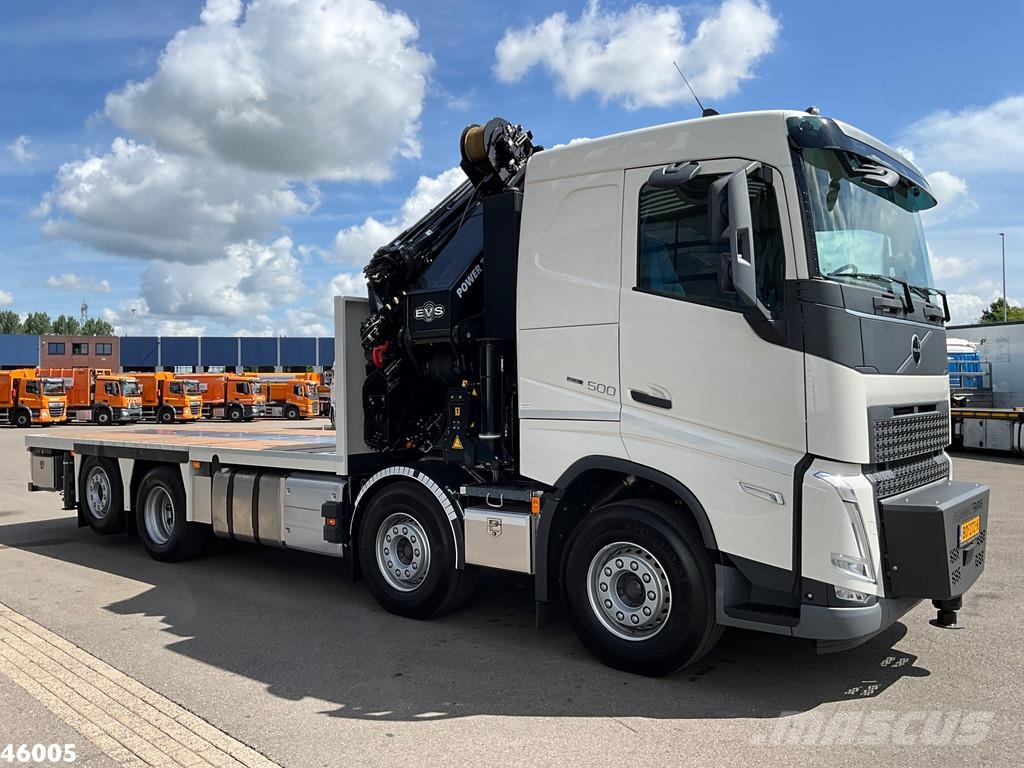 Volvo FH 500 Euro 6 8x2 HMF 95 Tonmeter laadkraan + Fly- Kranen voor alle terreinen