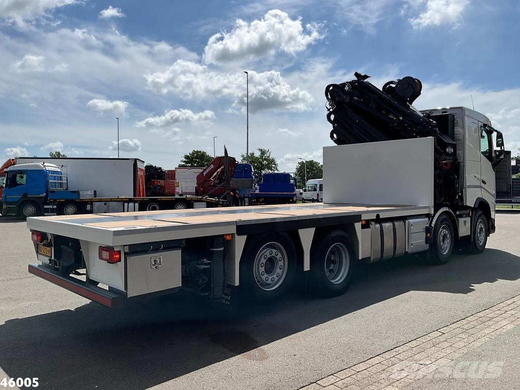 Volvo FH 500 Euro 6 8x2 HMF 95 Tonmeter laadkraan + Fly- Kranen voor alle terreinen