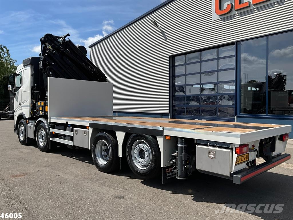 Volvo FH 500 Euro 6 8x2 HMF 95 Tonmeter laadkraan + Fly- Kranen voor alle terreinen