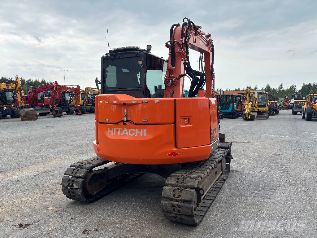 Hitachi ZX 85 US / Engcon, Kauha, Rasvari, Huollettu! Excavadoras 7t - 12t