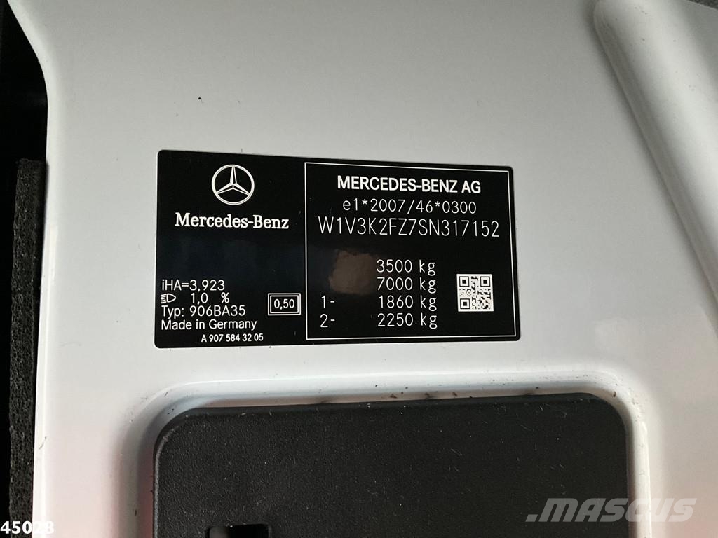 Mercedes-Benz Sprinter 317 1.9 CDI Veegvuilkipper Tipper trucks