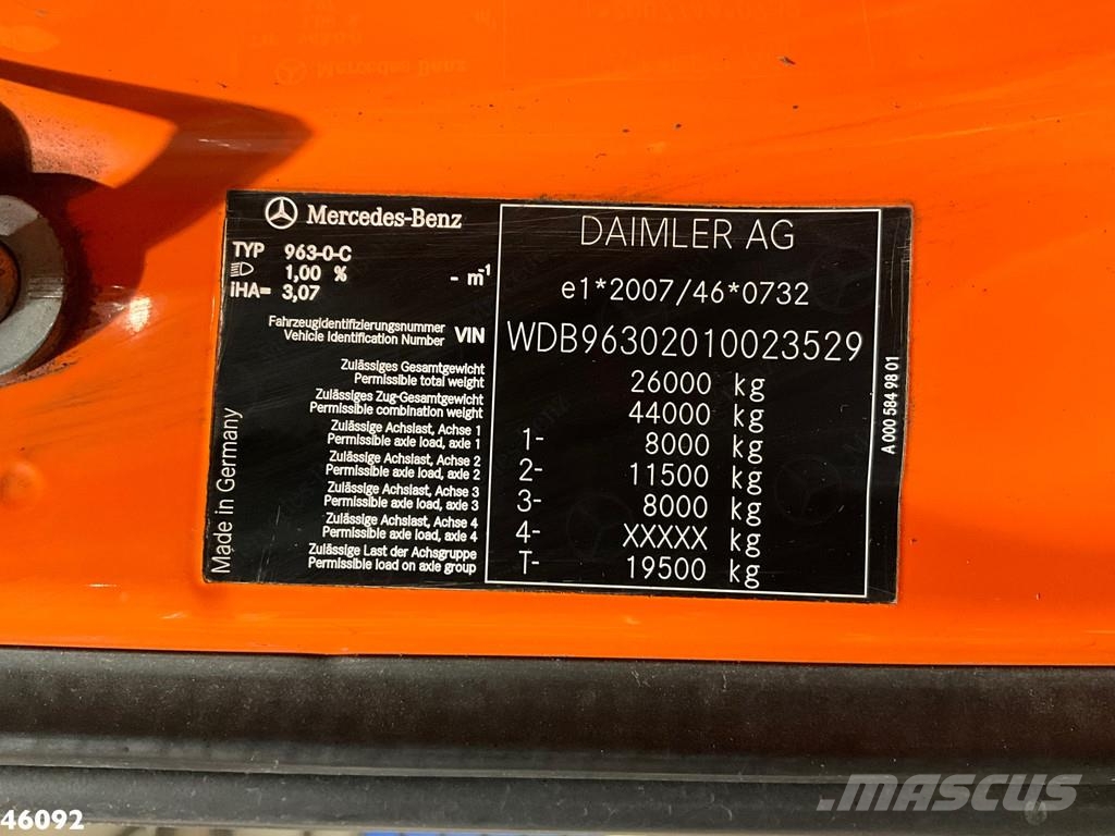 Mercedes-Benz Actros 2633 Euro 6 VDK 22m³ Мусоровозы