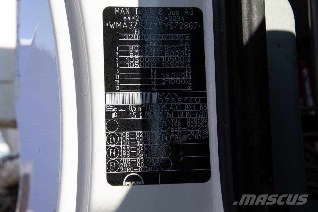 MAN TGS 35.400+PUMI+BOOMIXZ424 Betonipumppuautot